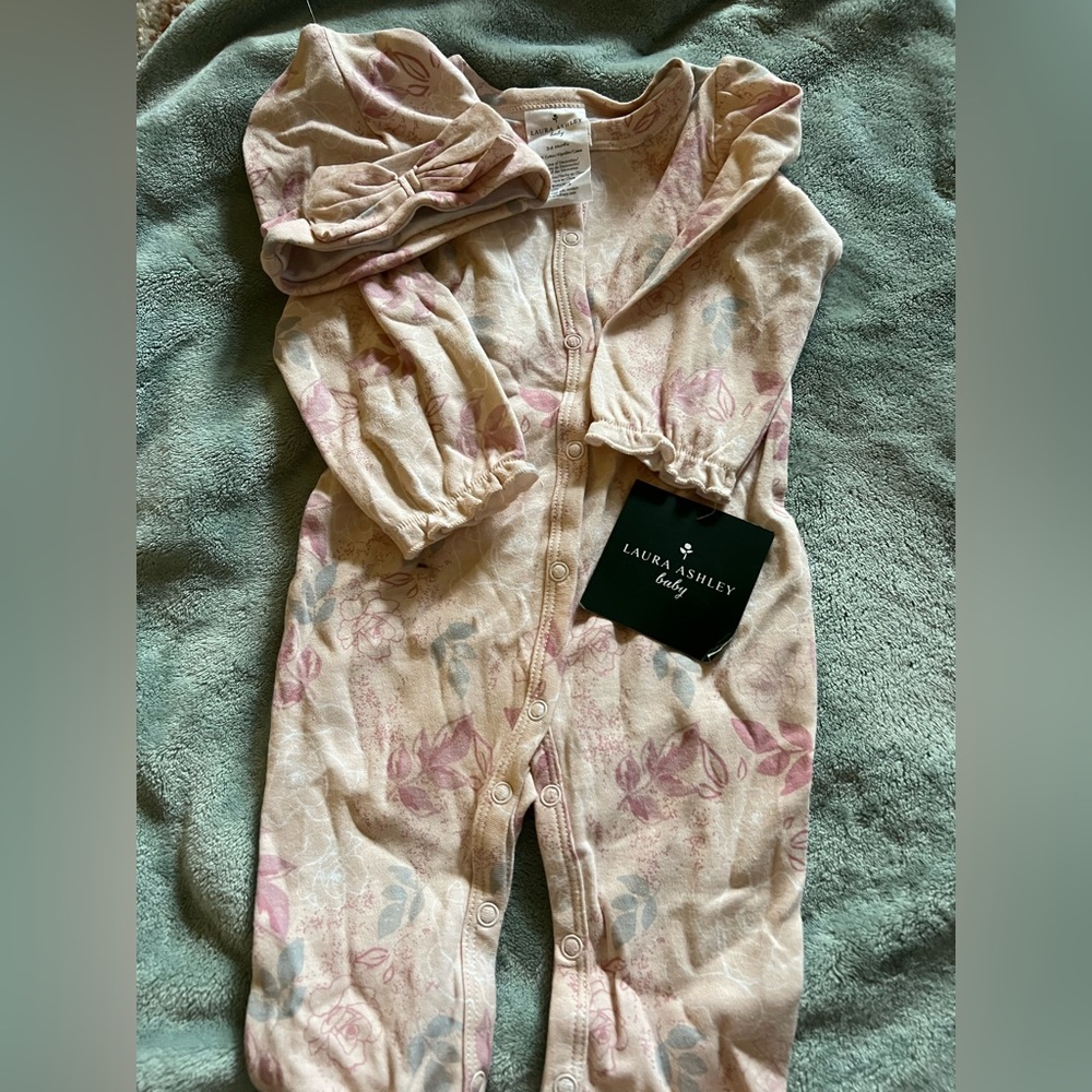 Laura Ashley baby. Size 3-6 mos. NWT.